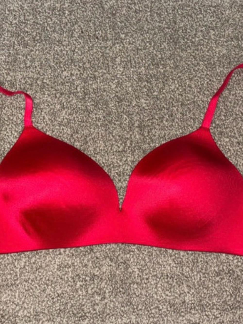 Everyday Smooth Molded Red Bra with Light Support